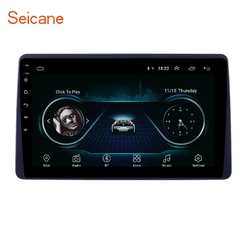 10.1 inch Android 11.0 GPS navigation đài phát thanh cho Renault Khăn lau bụi 2018 với HD Màn hình cảm ứng hỗ trợ Carplay