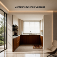 Meubles de cuisine modernes de luxe en bois massif, armoires de cuisine sur mesure en bois massif pour rangement domestique