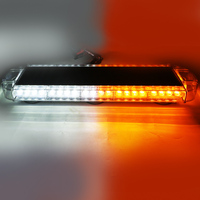Barra de Luces de Advertencia de Seguridad Vial Impermeable BIAOCHI de 25 Pulgadas (64 cm) con 48 LED Estroboscópicos y Controlador para Vehículos