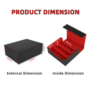   Boîte à cartes en cuir personnalisée - Vente en gros de supports pour plus de 1800 cartes TCG CCG PTCG pour cartes à collectionner et jeux de société - Product Image 3