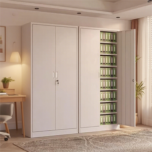 4-टियर होम ऑफिस मेटल अलमारी स्टील फाइलिंग कैबिनेट कार्यालय फर्नीचर फाइल स्टोरेज ड्रॉअर कैबिनेट लॉकिंग फाइल कैबिनेट - Product Image 2