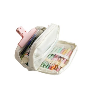 Trousse à crayons polyvalente en tissu, style tendance, avec décoration en corde, idéale pour le rangement des stylos au quotidien dans divers contextes - Product Image 4