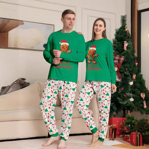 RUIQUWIN 2025 Conjunto de Pijamas de Invierno para Mujer, Ropa de Dormir para el Hogar, Conjuntos Familiares a Juego, Pijamas Navideños Suaves para Padres e Hijos, Cintura Elástica con Dibujos Animados - Product Image 2