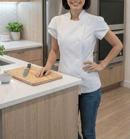 Ensemble de vêtements de travail personnalisés pour femmes 2026 – Uniformes de chef pour restaurants et pâtisseries – Hauts de cuisine tendance