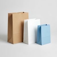 Machine automatique de pointe pour la fabrication de sacs en papier avec alimentation par feuilles, intégrant la formation de tubes et le collage précis du fond carré