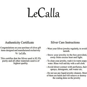 LeCalla 925 Sterling <b>Silver</b> CZ Station Necklace Women Round Cubic Zirconia Bezel Setting Chain Necklace Gift Jewelry - Product Image 6