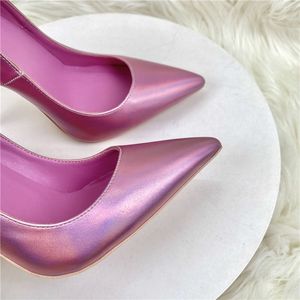 12CM/10CM/8CM/<b>Flat</b> Large Size Sandalias <b>Pointed</b> <b>Toe</b> Design New Trendy Heels for Women - Product Image 6
