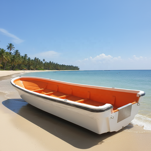 Yacht Panga à coque simple en fibre de verre de 23 pieds, bateau de pêche fluvial - Product Image 6