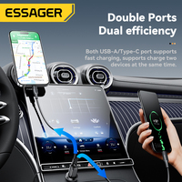 Chargeur de voiture USB-A USB-C ESSAGER ES-CC15 45W, port USB pour voiture