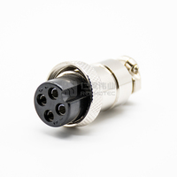 Connecteur de câble GX12, 4 broches, 6 broches, connecteur mâle-femelle, type d'accueil
