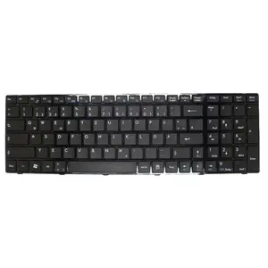 Клавиатура для ноутбука GR JP RU SW PO для MSI GE620DX GT660 GT660R GT660ST GT663 GT663R GT680 GT680R GT683 черная с рамкой новая