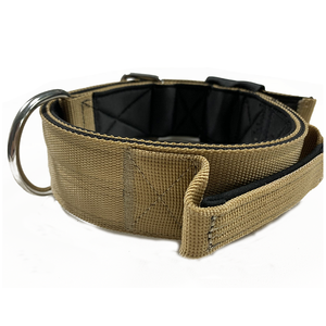 <span class=keywords><strong>Collar</strong></span> de perro de nailon acolchado cómodo con pasadores dobles ajustables con asa Correa resistente para mascotas para perros medianos y grandes - Product Image 4