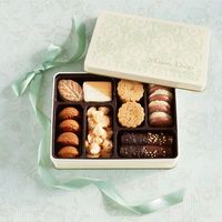 Boîte à biscuits rectangulaire sur mesure avec manchon, en fer blanc de qualité alimentaire, hermétique, ajustement parfait, ensemble cadeau pour le rangement des biscuits, recyclable