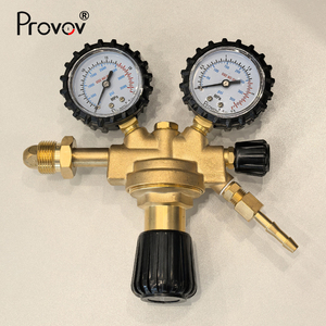 Régulateur de pression pour soudage et découpe, type CGA580, pour bouteille de gaz 3500psi/350psi, avec contrôle de débit, pour azote, argon, <span class=keywords><strong>CO2</strong></span>, Europe, Italie - Product Image 2