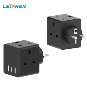 Ukca bs8546 tiêu chuẩn 3 cách 2 Pin Power Adapter plug-anh để EU Cube điện đa tường cắm mở rộng 3 Anh AC ổ cắm - Product Image 1