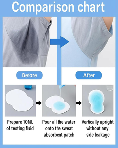 10/300Pcs Disposable <b>Underarm</b> Armpit <b>Sweat</b> <b>Pads</b> <b>Sweat</b>-absorbing Patch Summer Deodorants Non-woven <b>Pads</b> Breathable Ultra-thin - Product Image 6