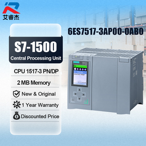 Nuevo Módulo de CPU Original 6ES7517-3AP00-0AB0, SIMATIC S7-1500 PLC CPU 1517-3 PN/DP, Unidad Central de Procesamiento 6es7 517-3ap00-0ab0 - Product Image 1