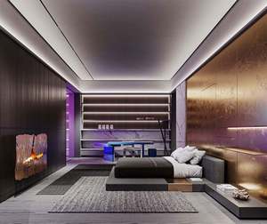 Gabinetes de Cocina de Madera Maciza de Alta Gama en Color Negro con Grano de Madera e Isla - Product Image 2