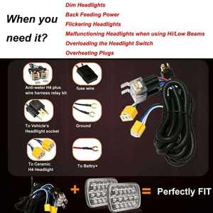 Kabel Harness Otomotif Khusus H4 Light Bar untuk Mobil SUV Bus Trailer Truk - Product Image 5