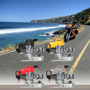 新品<span class=keywords><strong>49cc</strong></span> 2ストローク空冷1気筒エンジンCDIイグニッションエレクトリックキックスタートトランスミッションイエロー/レッド/シルバー/ブラックミニモト - Product Image 2