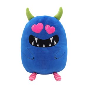 Kawaii mostro peluche peluche peluche peluche con simulazione di espressione del sorriso per bambini - Product Image 2