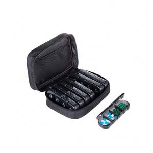Portable 28-Compartment Plastic Classic Medicine <b>Box</b> Custom Logo <b>Large</b> Capacity Zippered Closure Promotional <b>Gift</b> - Product Image 4