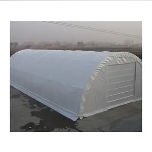 30 '(9.15 M) Breed X 40' (12 M) lange Pvc Stof Bedekt Industriële Dome Tent Industriële Carport Tent Voor Opslag