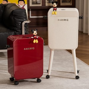 A&King Trash Can Rectangular Wheeled Indoor Waste Bin for Kitchen Living Room Large Capacity Movable Design - Product Image 1