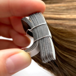 Estensioni per Capelli con Nastro Adesivo Invisibile 100% Capelli Umani Vergini per Uso Professionale, Vari Modelli Bellissimi - Product Image 6