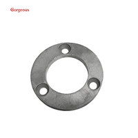 Desain Modern 304 316 baja tahan karat pipa flens Balustrade bulat pegangan lantai pegangan Flange pegangan tangan pemasangan Flange