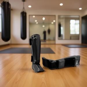 Protector de Espinilla HB SPORT, Diseño Duradero de Cuero PU para Entrenamiento de Boxeo y Artes Marciales - Product Image 2