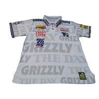 Maillots de moto respirants de haute qualité personnalisés à sublimation complète Pit Crew Polo Style Auto Racing Shirts