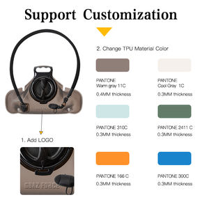 GAF tas penyimpan air kecil, 1,5 l TPU, tas hidrasi untuk paket hidrasi - Product Image 5