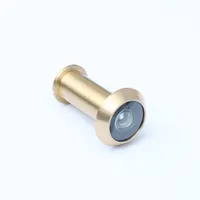 Brass Wireless Door Spy Eye Hole Viewer with Cover