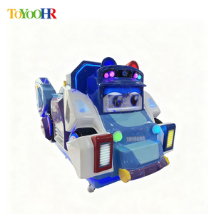 Macchina da gioco elettronica per bambini a gettoni, con auto a dondolo 3D in fibra di vetro per interni - Product Image 2