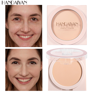 HANDAIYAN Ajuste Compacto Polvo prensado Control de aceite Corrector Larga duración 12H Base de cobertura de maquillaje facial - Product Image 5