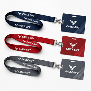 Correas de Cuello Promocionales al por Mayor de Poliéster Impresas por Sublimación, Cordones Personalizados de PVC con Porta Identificación - Product Image 1