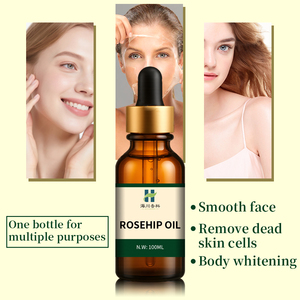 Óleo de Semente de Rosa Mosqueta 100% Puro Natural Orgânico Óleo Carreador de Sândalo e Bergamota Prensado a Frio para Revitalização da Pele do Rosto para Todos os Tipos de Pele - Product Image 4