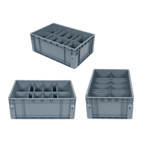 Boîtes de rangement en plastique empilables Euro JOIN 600*400*230mm, boîtes de déménagement en PP pour un rangement efficace