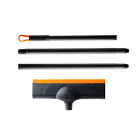 Offre Spéciale Nouveau Design Jesun Télescopique Fer Pole Tpr Lame Plastique Silicone Plastique Plancher Raclette Plancher Raclette pour Salle De Bains