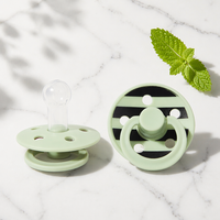 Sucette en silicone Meitai pour nouveau-nés jusqu'à 12 mois, design orthodontique, sans BPA, bouclier ventilé, sucette pour bébés