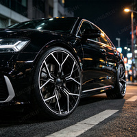 Jantes forgées légères de 18, 19 et 20 pouces, PCD 5x120, noires usinées, pour BMW Série 3, 5, 7, X3, X5, SUV, berline, sport, personnalisées, CNC