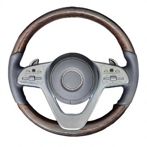 Para Mercedes Benz AMG Black Knight, Nuevo, Modificación Interior de Coche en Fibra de Carbono y Cuero, Volante de Fibra de Carbono - Product Image 6