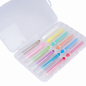 非毒性クレヨン12セット環境にやさしい表面色ワックスクレヨンに書き込むことができます - Product Image 2