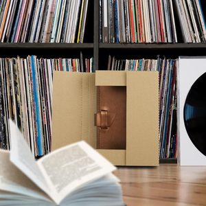 Caja de Embalaje de Cartón Corrugado Personalizada Premium para Discos de Vinilo, Caja de Envío con Tira de Desgarre - Product Image 5
