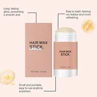Vente chaude, logo personnalisé, marque privée, pommade coiffante hydratante biologique pour cheveux, cire pour cheveux en bâton