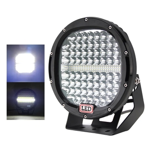 9-32V 225W 9 pollici LED Work Light Spot Beam rotondo bianco/colore ambra luce di guida fuoristrada per ATV SUV 4x4 Truck <span class=keywords><strong>T</strong></span> Boat - Product Image 2
