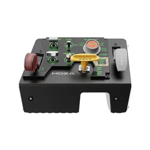 Manette de jeu MOZA MTLP Throttle avec logo MOZA, conçue pour les pilotes passionnés de simulation de vol professionnels, 27 commutateurs programmables - Product Image 2