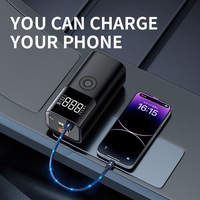 Démarreur de saut de voiture Portable haute puissance 12000mah 4-en-1 populaire avec compresseur d'air ABS gonfleur de pneu numérique batterie externe de voiture QS003