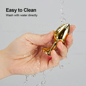 Metall Mini Anal Spielzeug Butt Plug Beute Perlen Edelstahl Kristall Anal Schmuck Spielzeug Produkte 034 Butt Plug Für Männer Wome - Product Image 5